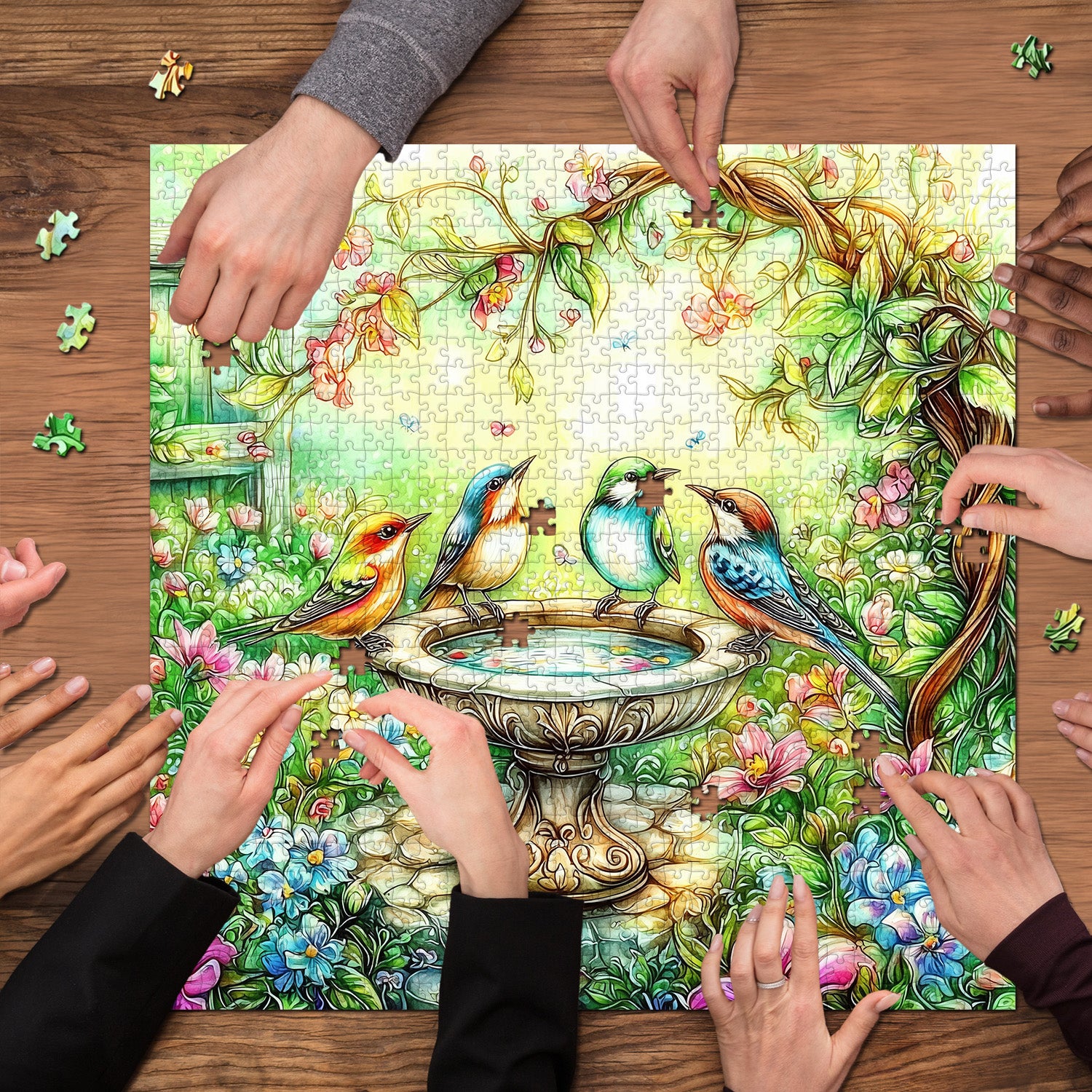 Birdsong Paradise Jigsaw Puzzle 1000 Pieces