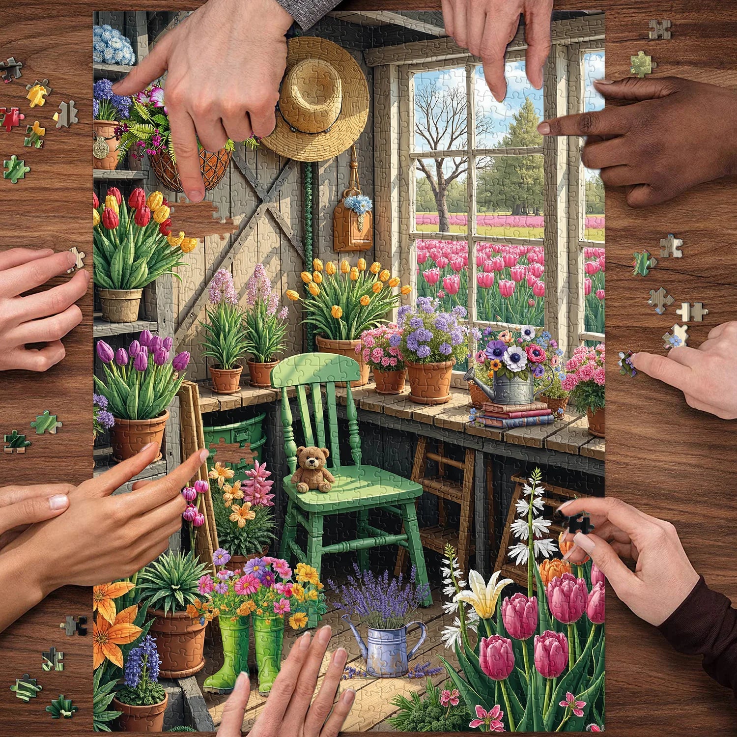 Jardinier Flower Room Puzzle 1000 pièces
