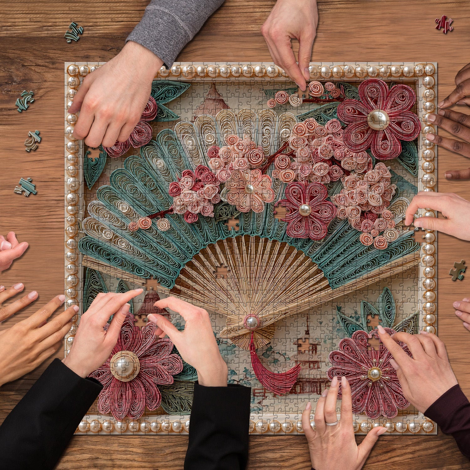 Blossom Fan Jigsaw Puzzle 1000 Pieces