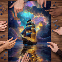 Starlit Sailing Jigsaw Puzzle 1000 Pieces
