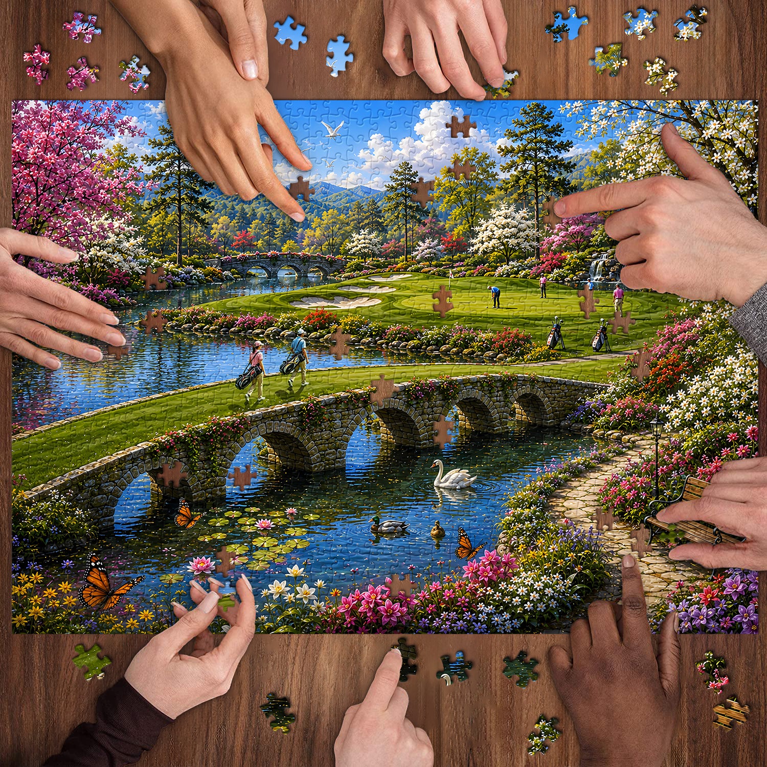 Lakeside Golf Paradise Jigsaw Puzzle 1000 Pieces
