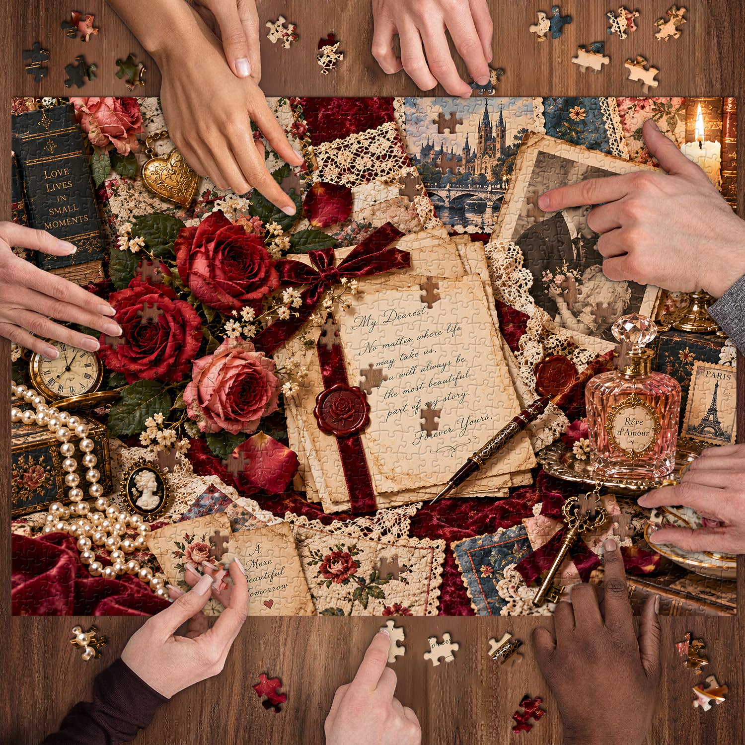 Victorian Love Letters Jigsaw Puzzle 1000 Pieces