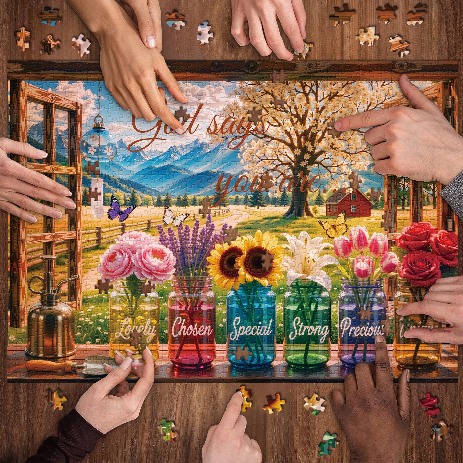 Pastoral Blessing Jigsaw Puzzle 1000 Pieces