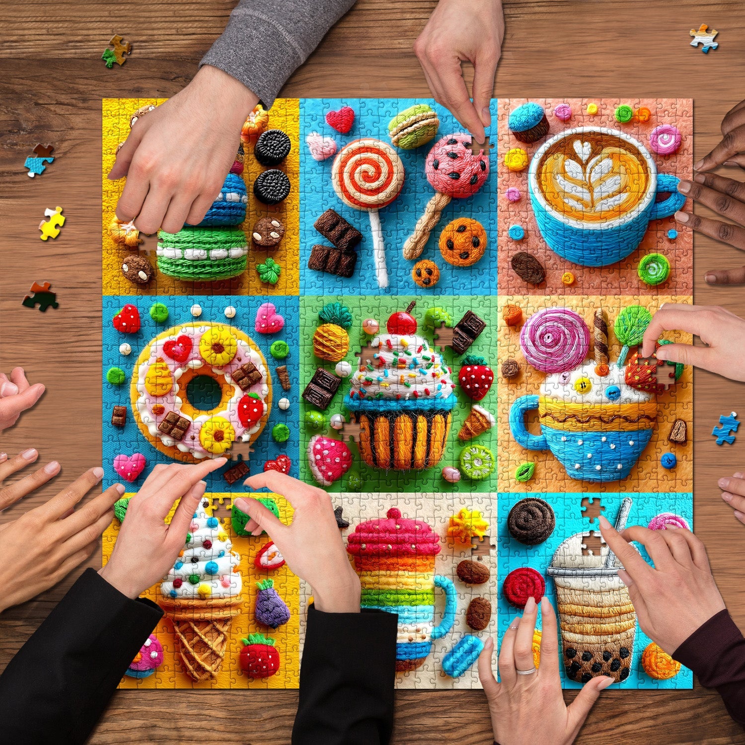 Woolly Sweets Puzzle 1000 Teile