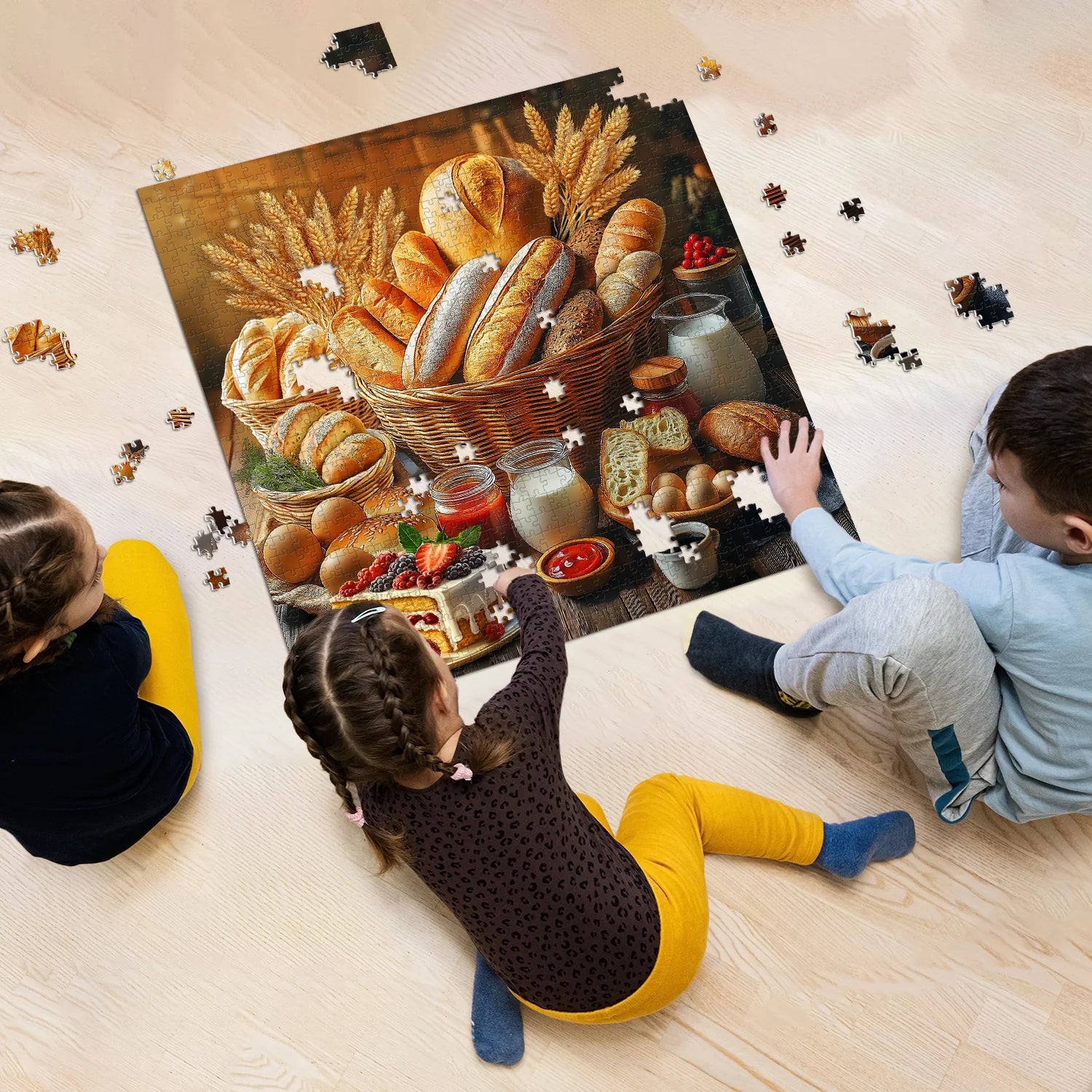 Pain festin puzzle 1000 pièces
