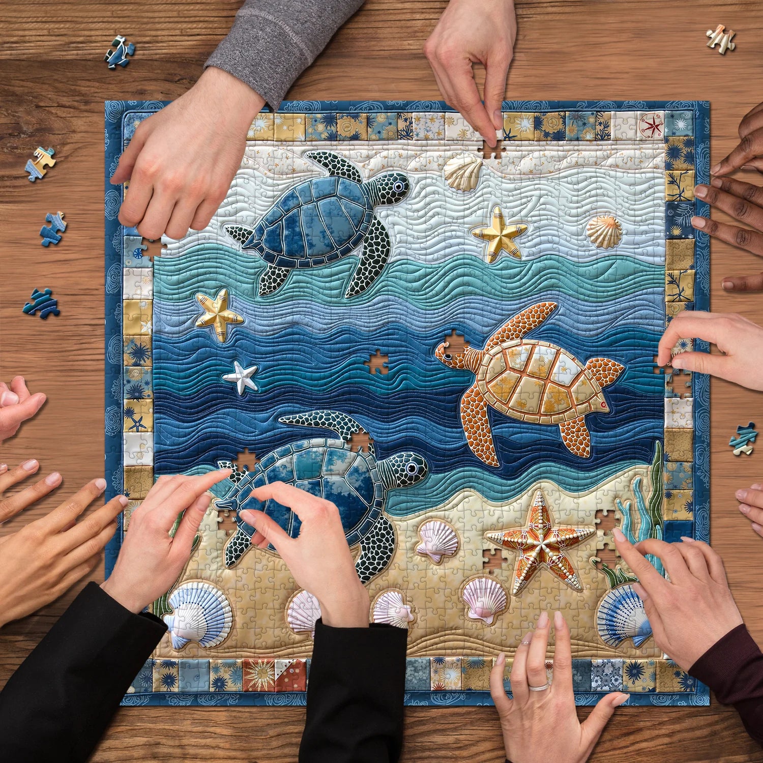 Vagues de couleur puzzle de puzzle 1000 pièces