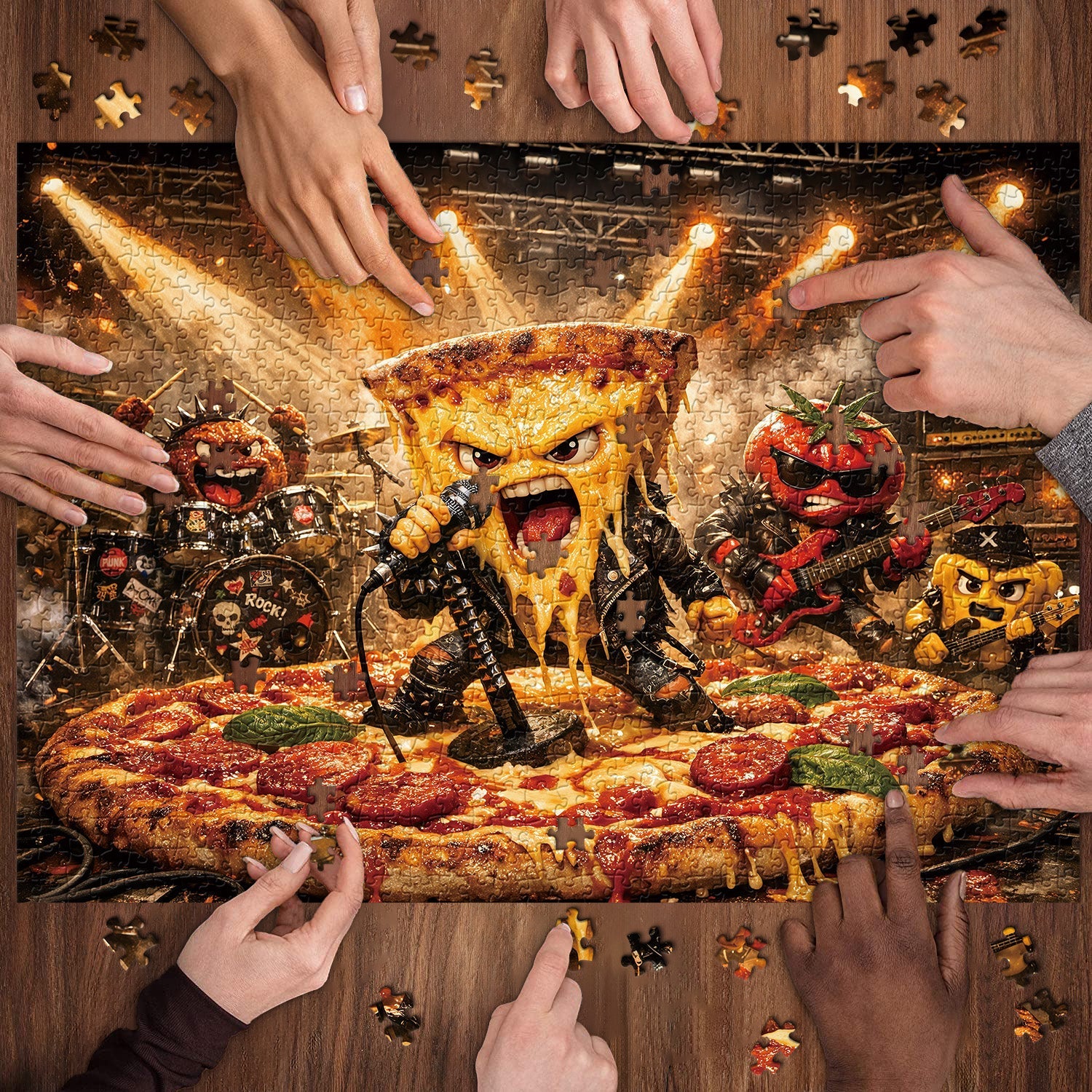 Puzzle Rockin' Pizza de 1000 piezas