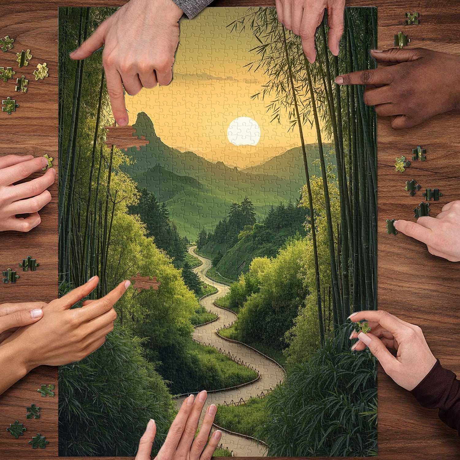 Silent Mountains Jigsaw Puzzle 1000 Pieces