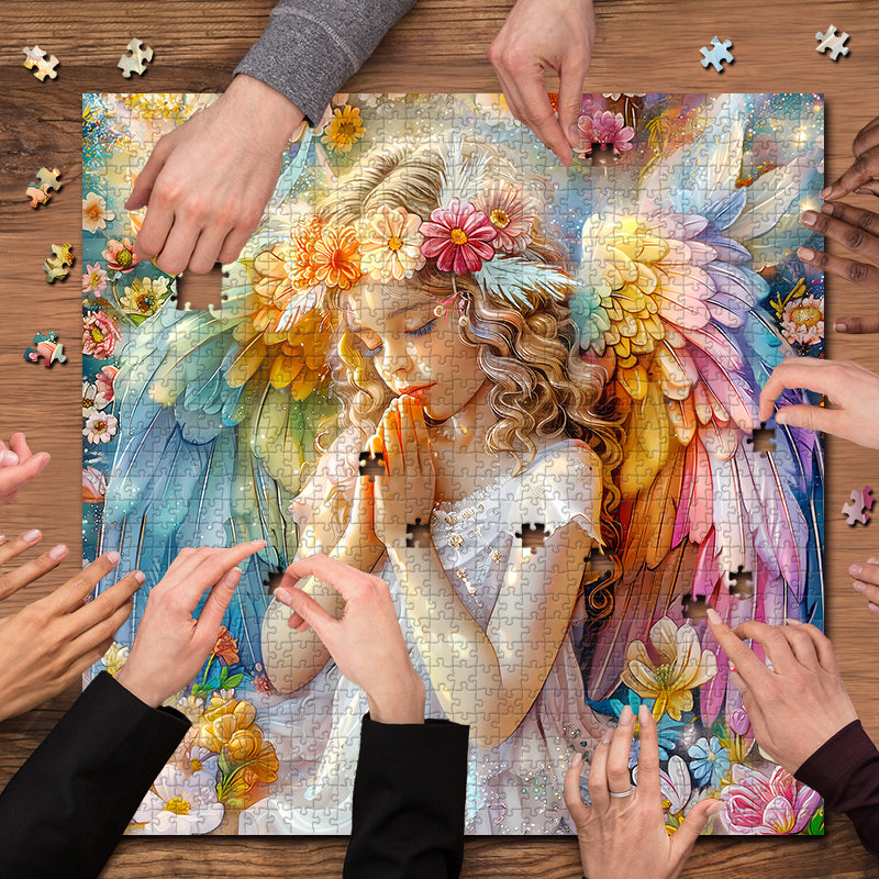 Flower Crown Angel Jigsaw Puzzles 1000 Pieces