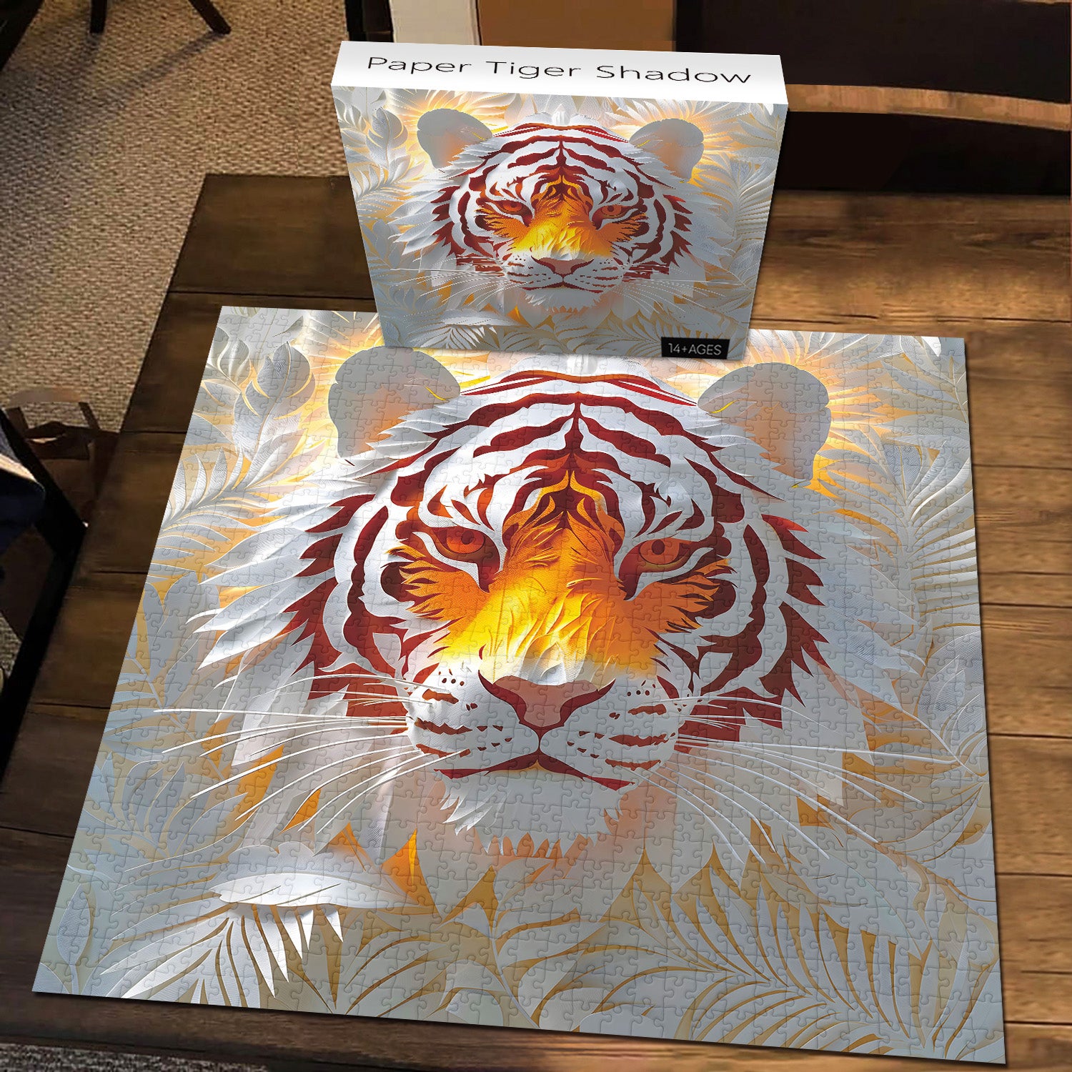 Paper Tiger Shadow Jigsaw Puzzles 1000 Pieces