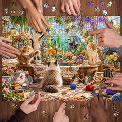 Cozy Cat Moments Jigsaw Puzzle 1000 Pieces