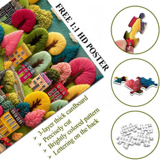 Embroidery Town Jigsaw Puzzle 1000 Pieces