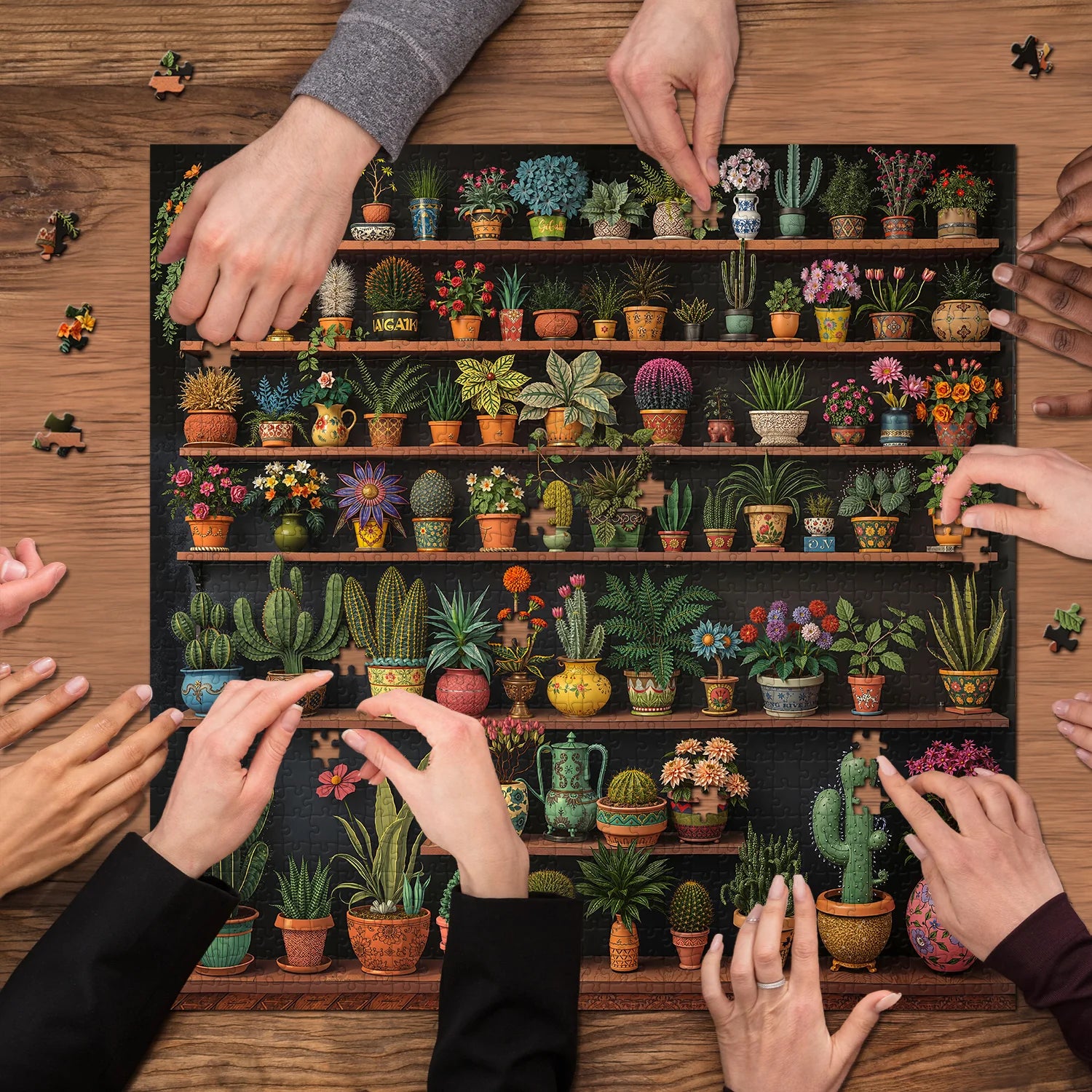 Green Plant Gallery Puzzle 1000 pièces