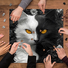 Puzzle Gato Yin Yang 1000 Piezas