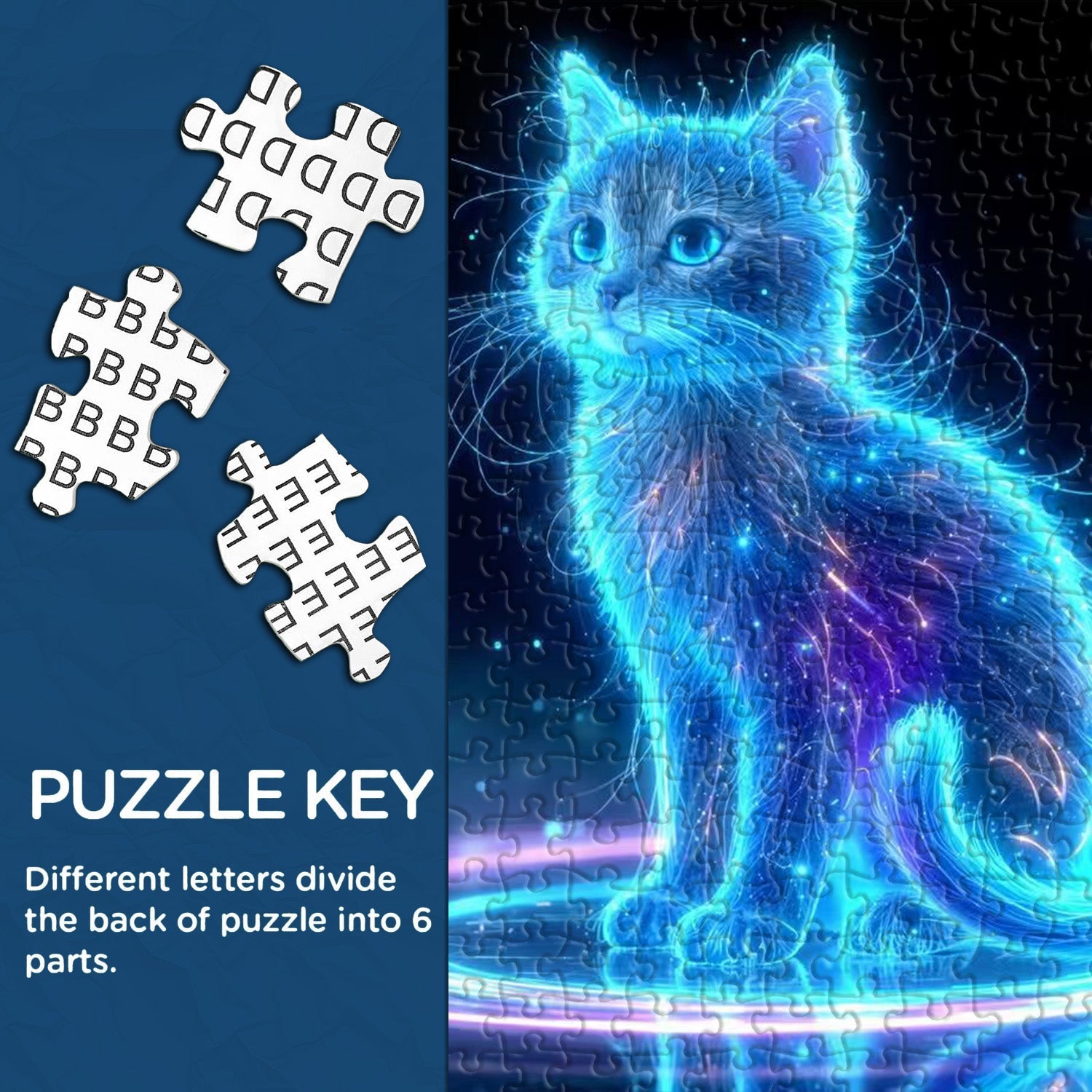 Luminous Kitten Jigsaw Puzzle 1000 Pieces
