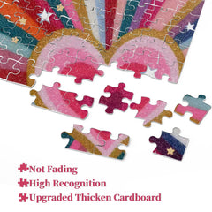 Rainbow Heart Jigsaw Puzzle 1000 Pieces
