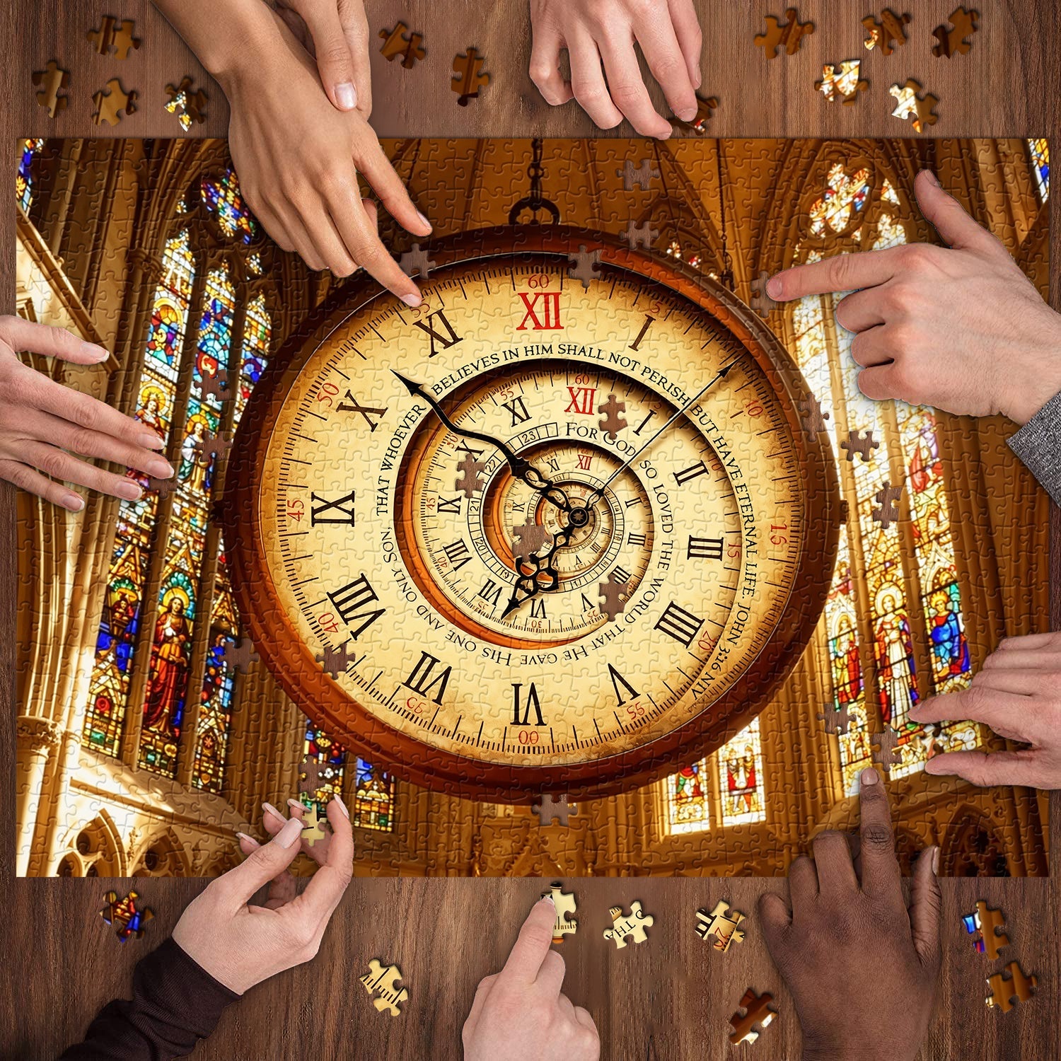 Cathedral of Time & Light Jigsaw Puzzle 1000 Pieces