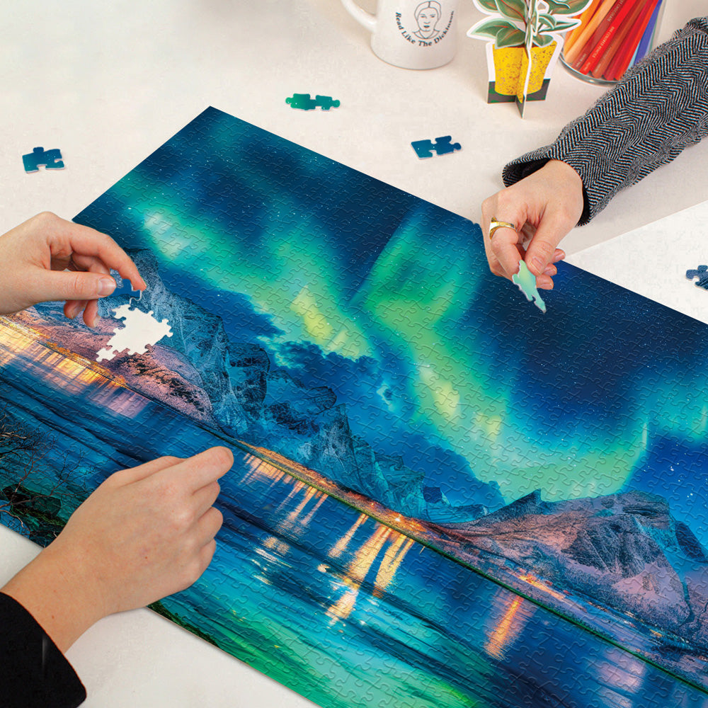 Coastal Aurora Jigsaw Puzzle 1000 Pieces