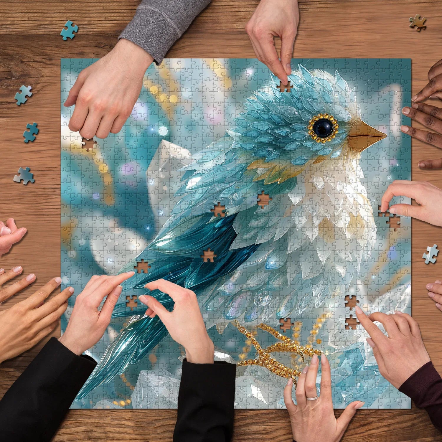 Crystal Bird Jigsaw Puzzle 1000 Pieces