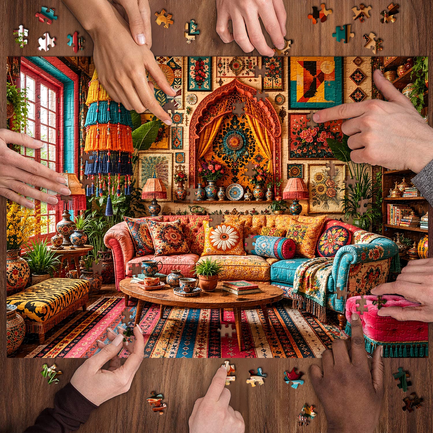 Bohemian Retreat Jigsaw Puzzle 1000 Pieces