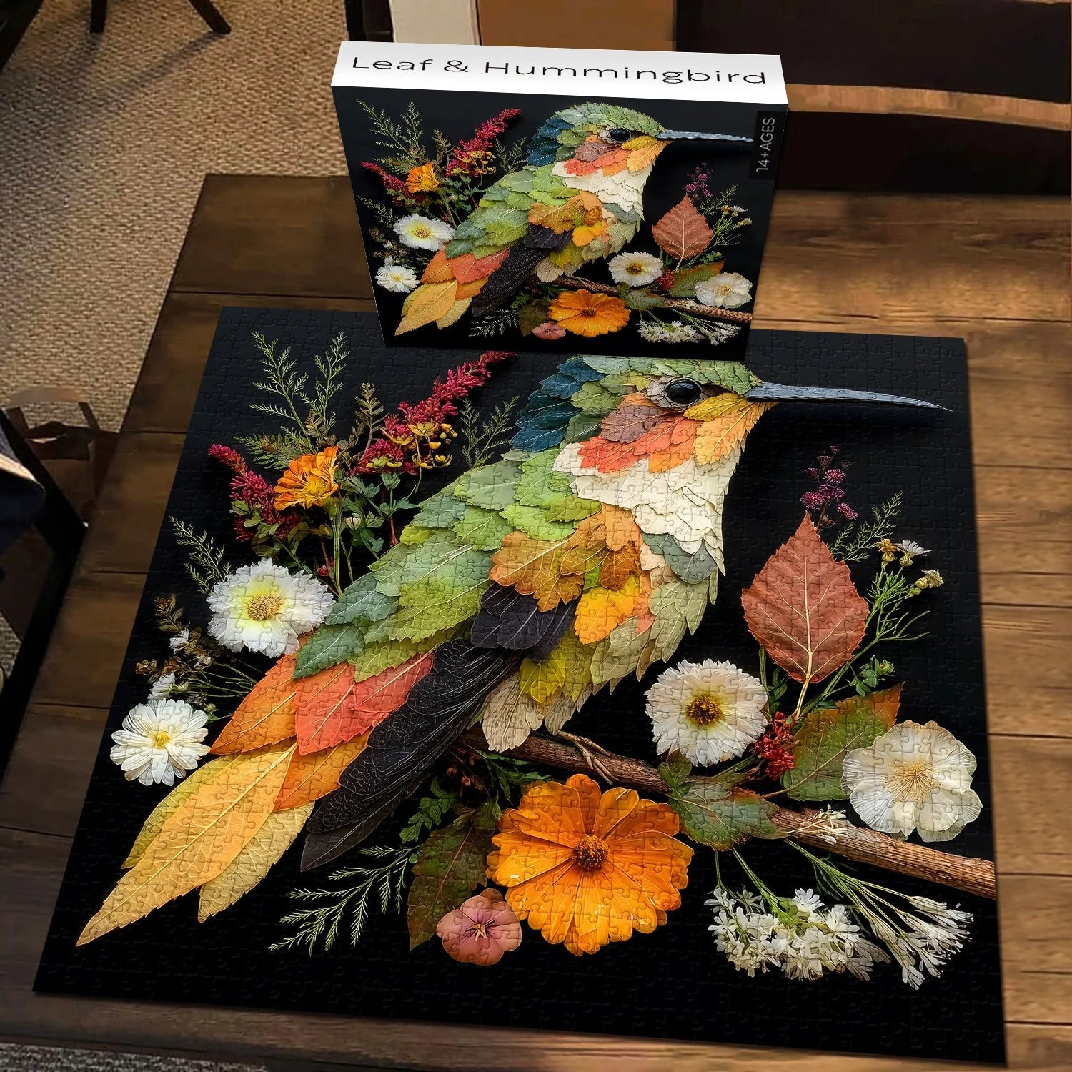 Leaf &Hummingbird Jigsaw Puzzle 1000 Pieces