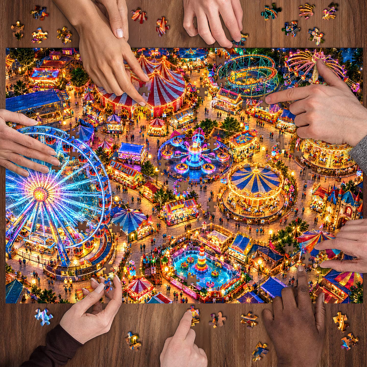 Puzzle Brilliant Park Panorama 1000 pièces