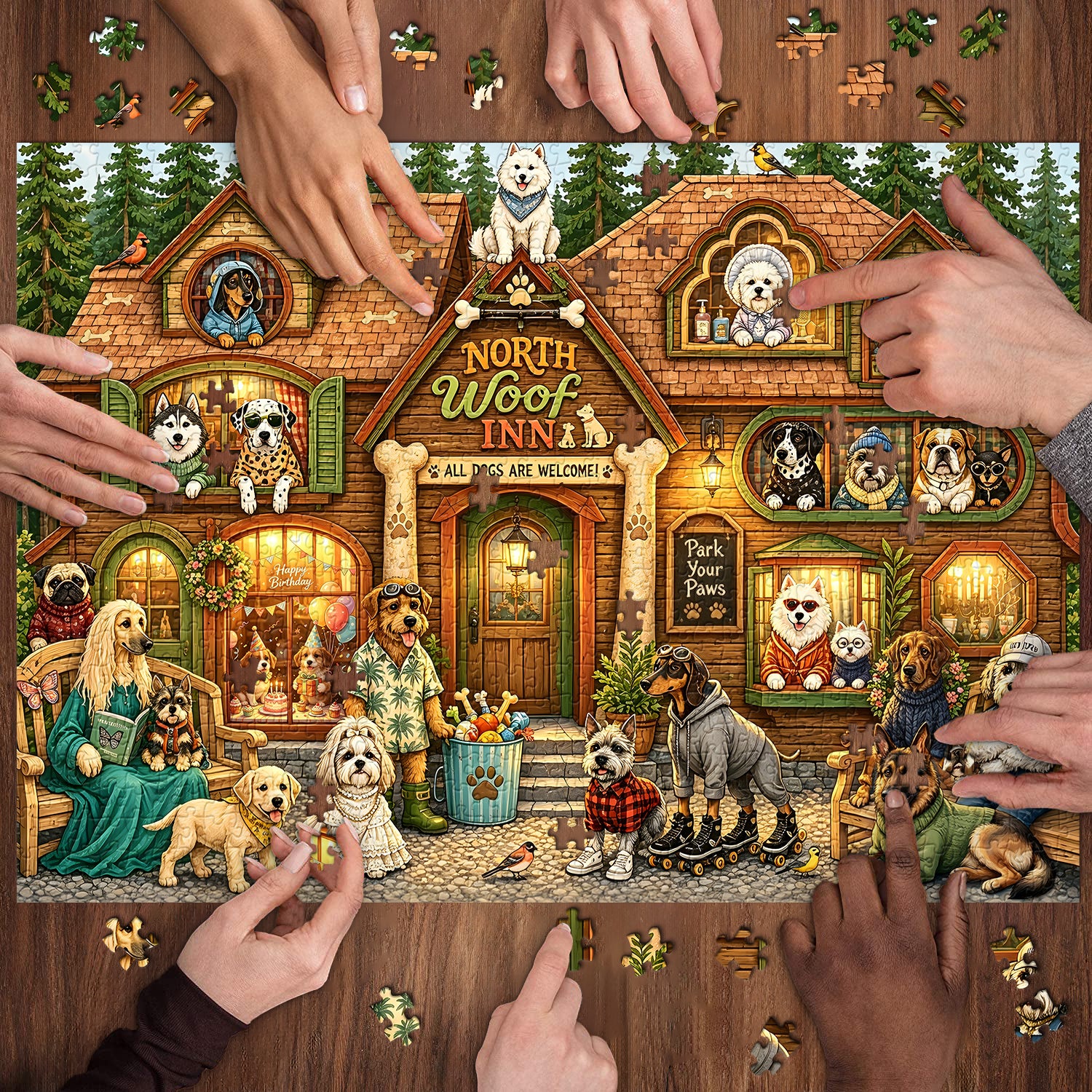 North Woof Inn Jigsaw Puzzle 1000 Pieces