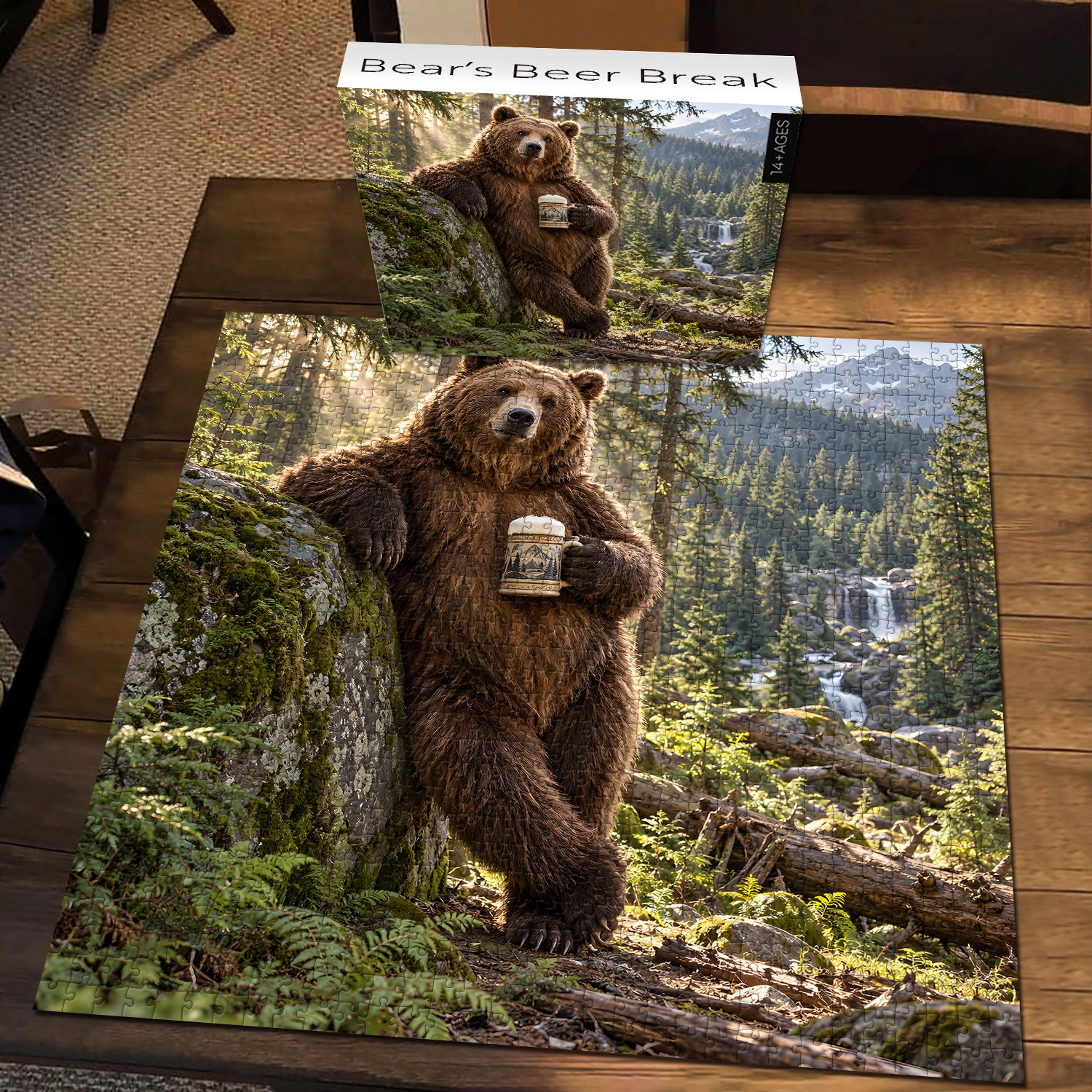 Bear’s Beer Break Jigsaw Puzzle 1000 Pieces