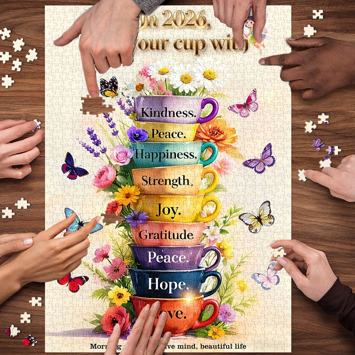 Cup of Wise Sayings Jigsaw Puzzle 1000 Pieces