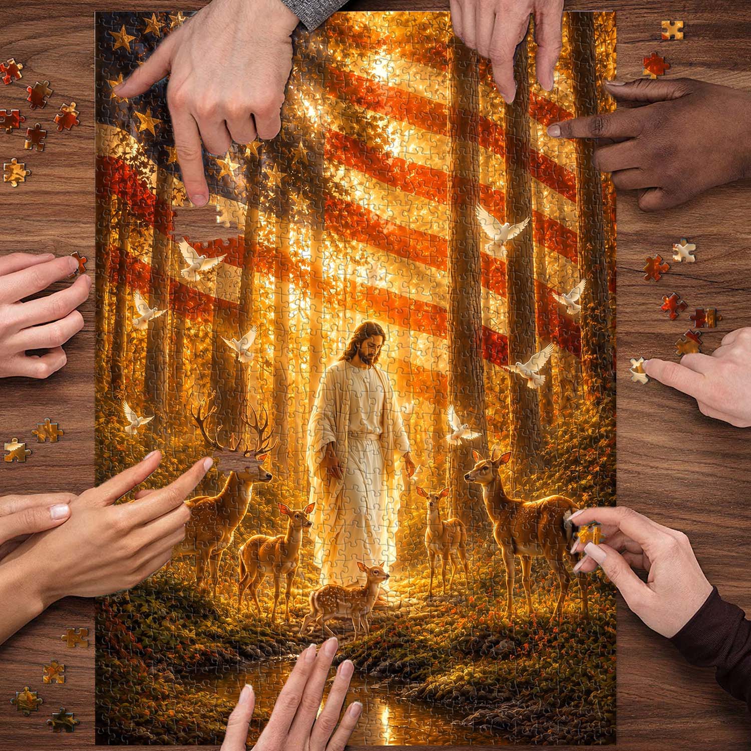 God Bless This Land Jigsaw Puzzle 1000 Pieces