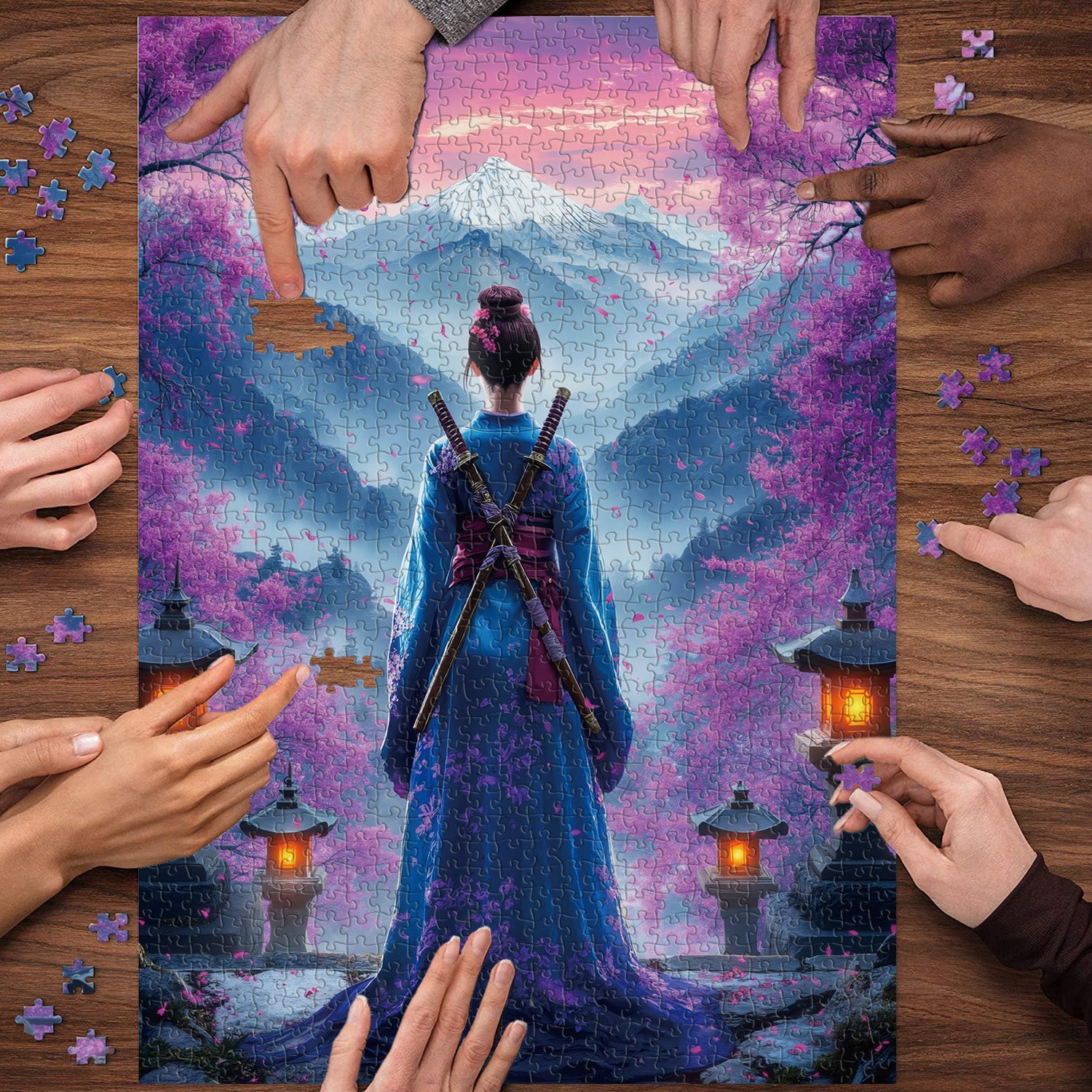 Puzzle Sakura Samurai 1000 pezzi