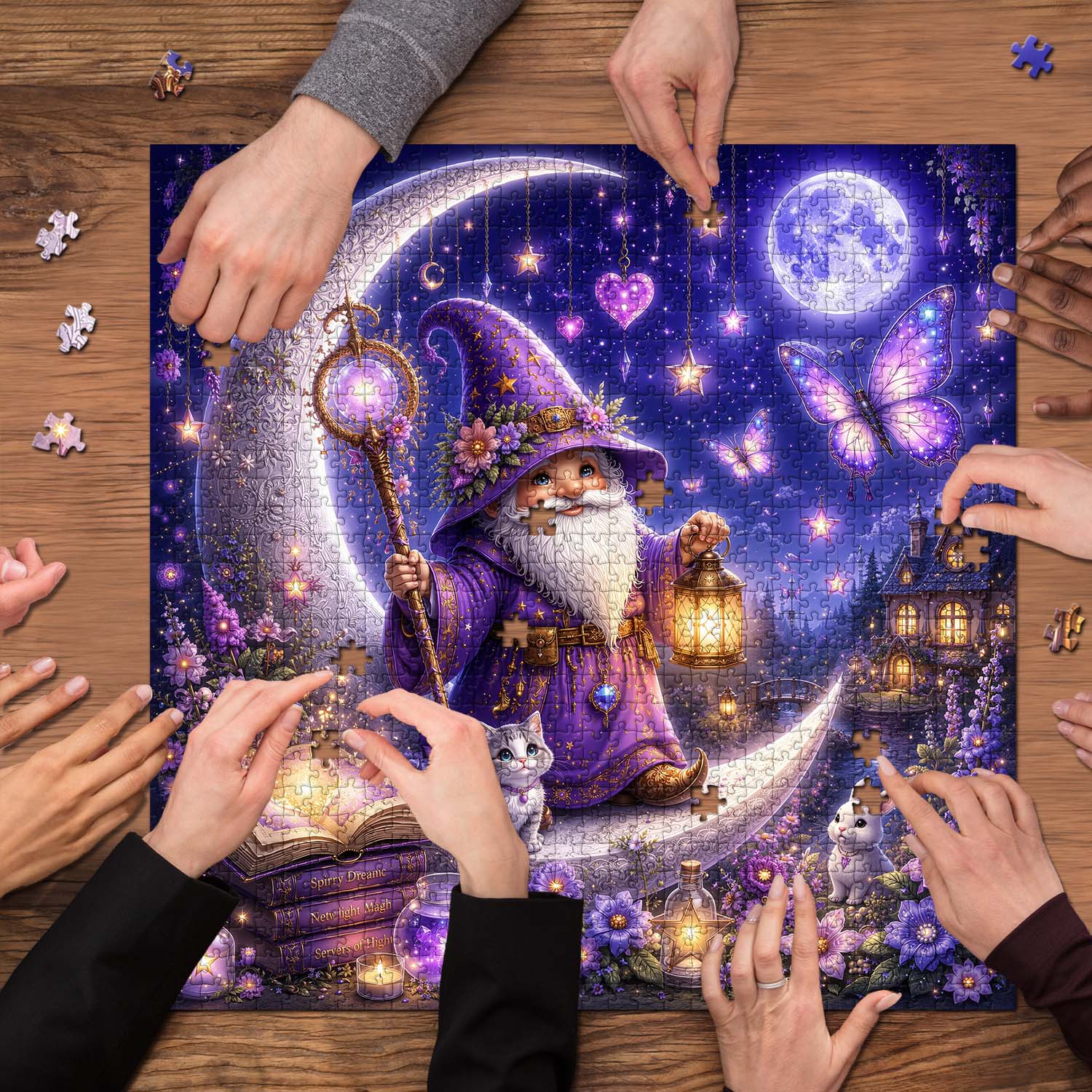 Starry Gnome Dream Jigsaw Puzzle 1000 Pieces