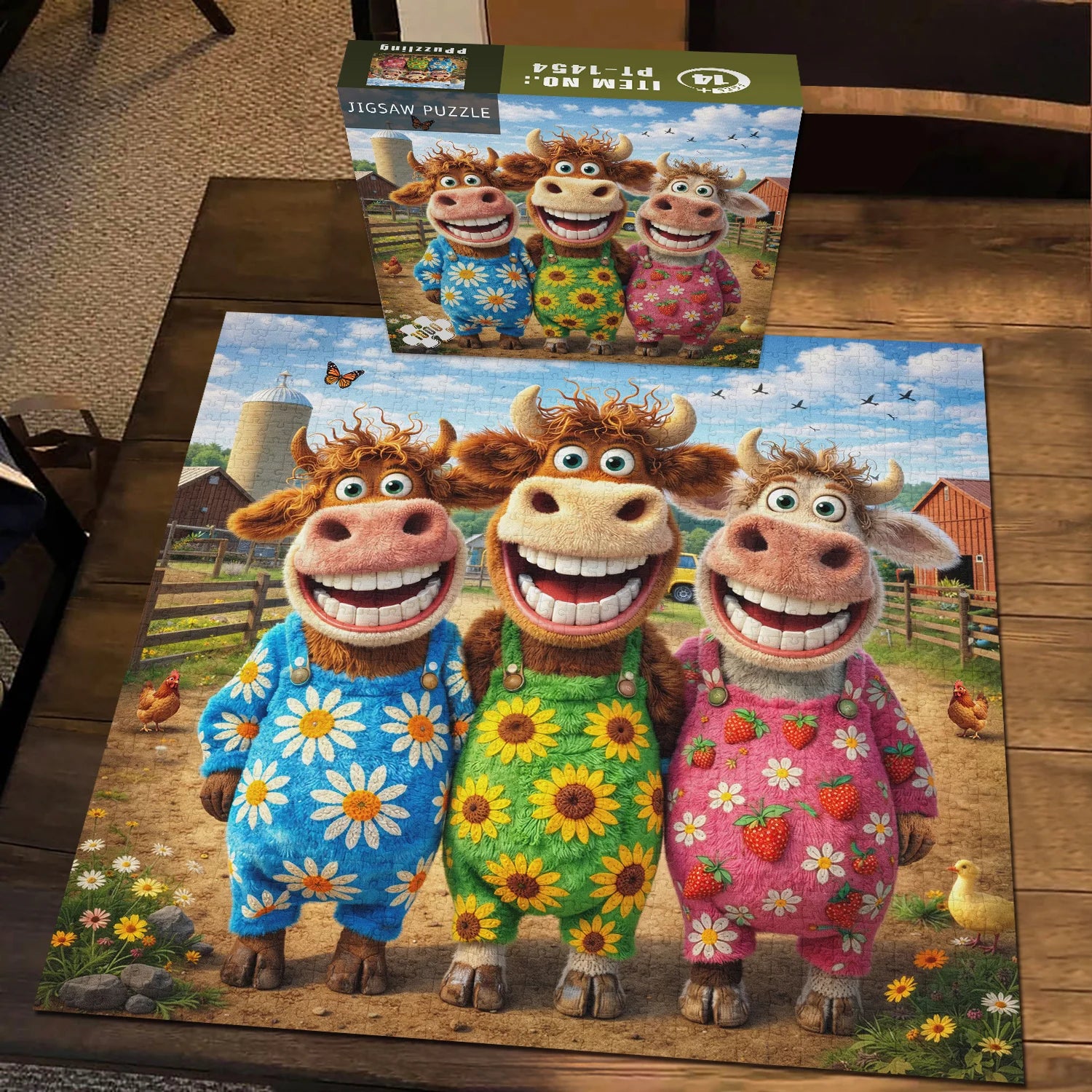 Puzzle Happy Farm Friends da 1000 pezzi