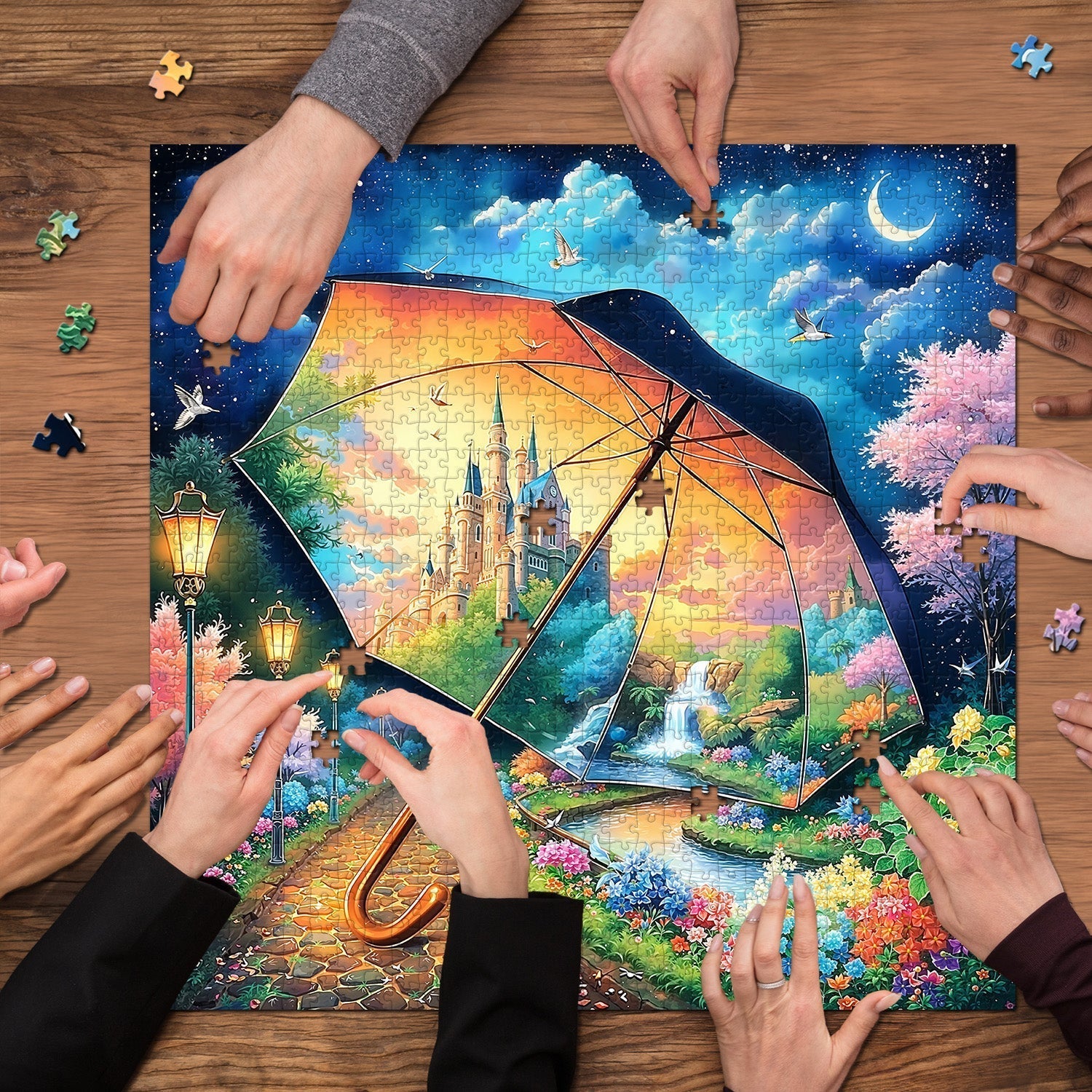 Umbrella Dreams Jigsaw Puzzle 1000 Pieces