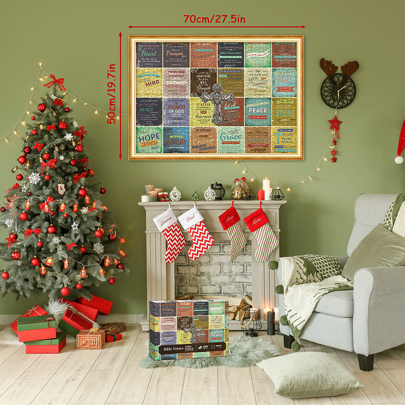 Bible Verses Advent Calendar Jigsaw Puzzle 1000 Pieces