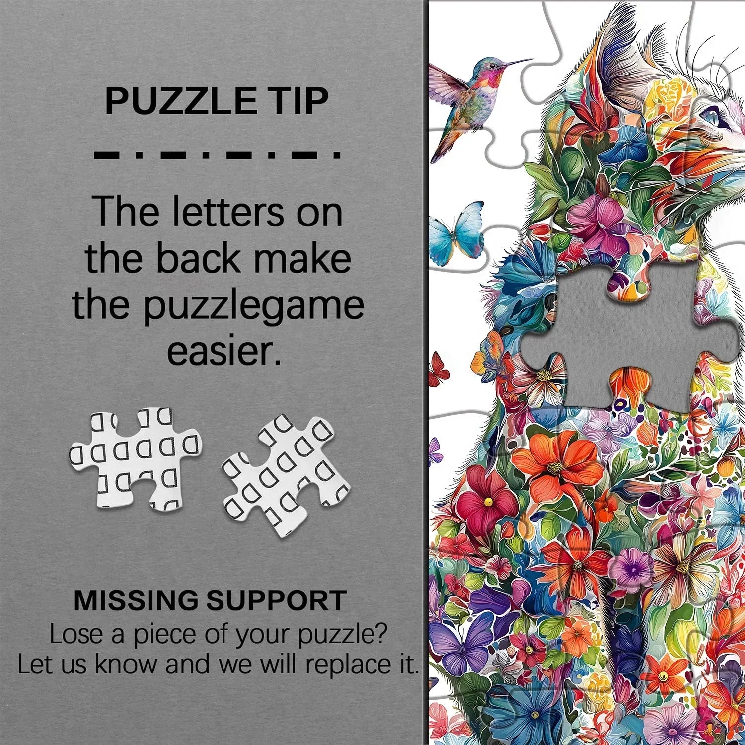 Butterfly Cat -Puzzle 1000 Stücke