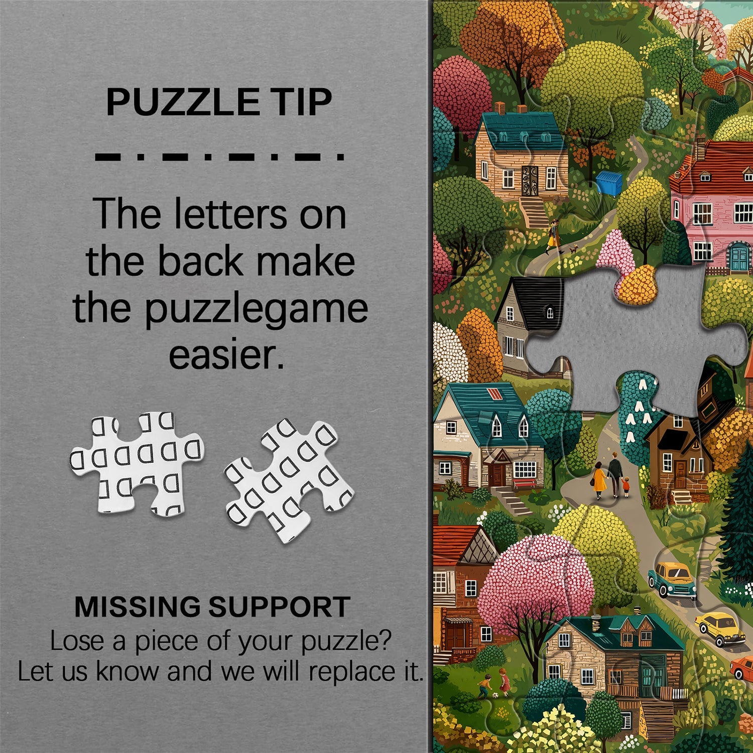 Puzzle Vivid Village da 1000 pezzi