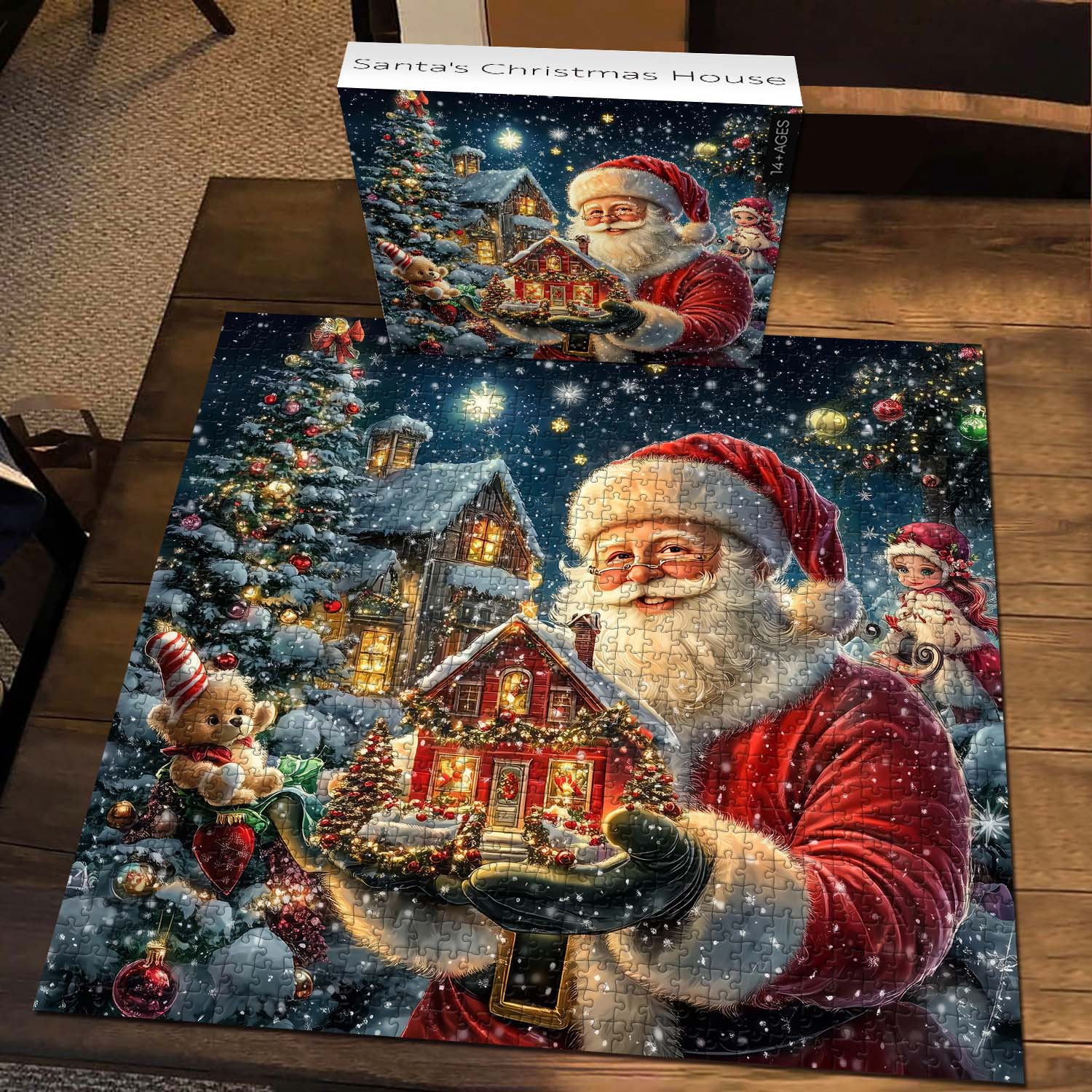 Santa's Christmas House Jigsaw Puzzle 1000 Pieces