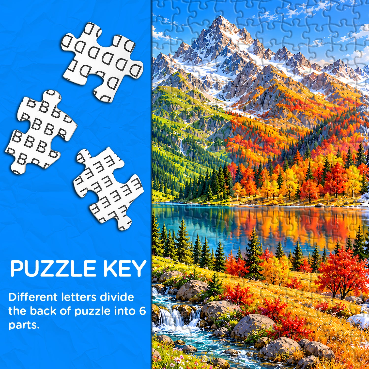Mountain of Seasons Jigsaw Puzzle 1000 Pieces