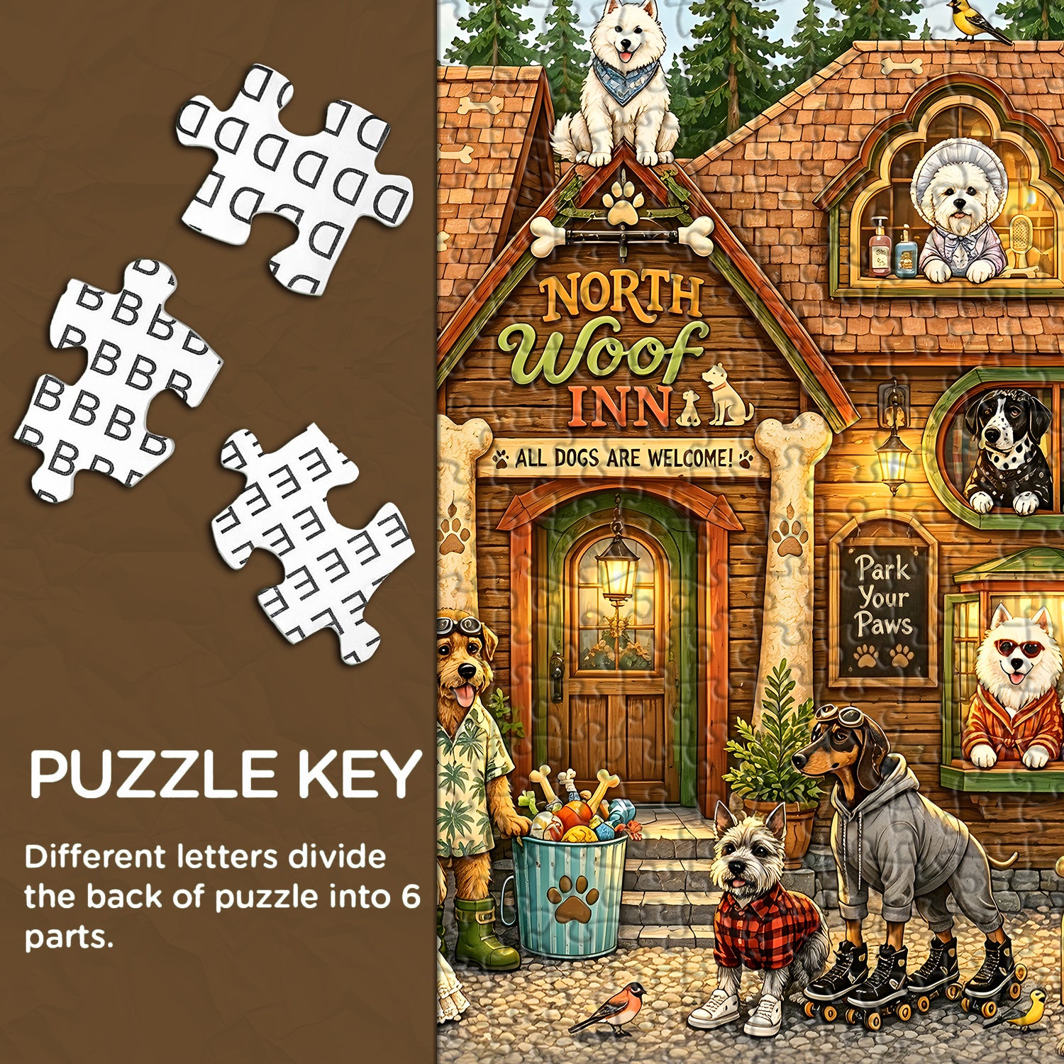 North Woof Inn Jigsaw Puzzle 1000 Pieces