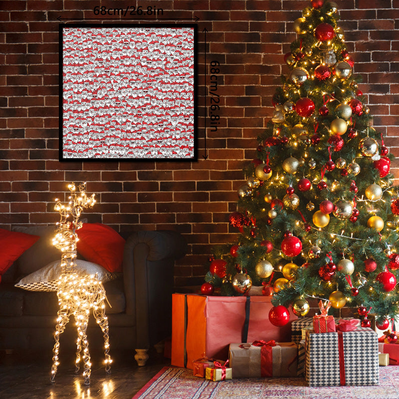 Pickforu® Christmas Find Santa's Secrets Jigsaw Puzzle 1000 Pieces