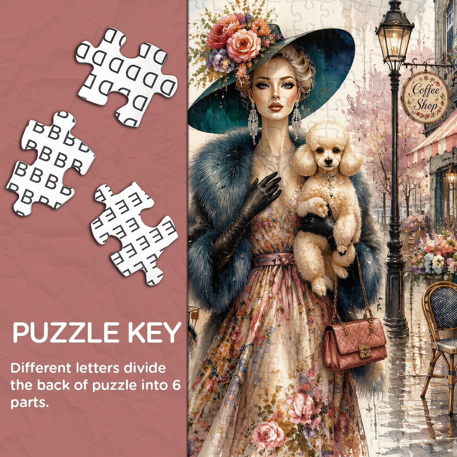Paris Floral Breeze Jigsaw Puzzle 1000 Pieces