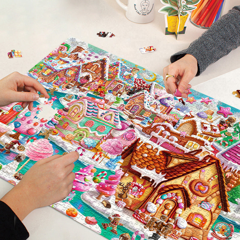 Candy Town Jigsaw Puzzle 1000 Pieces