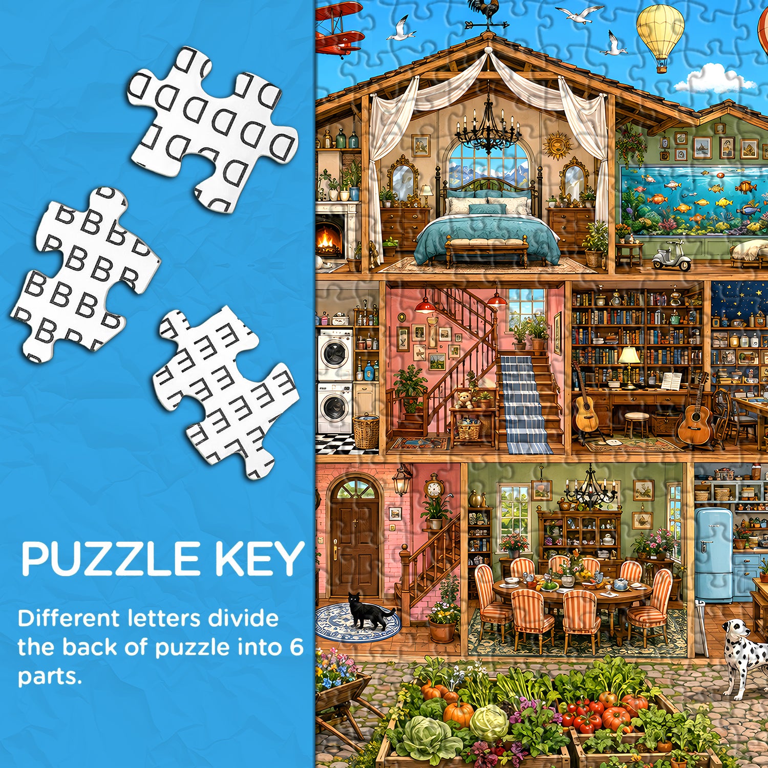 House of Saturday Jigsaw Puzzle 1000 Pieces