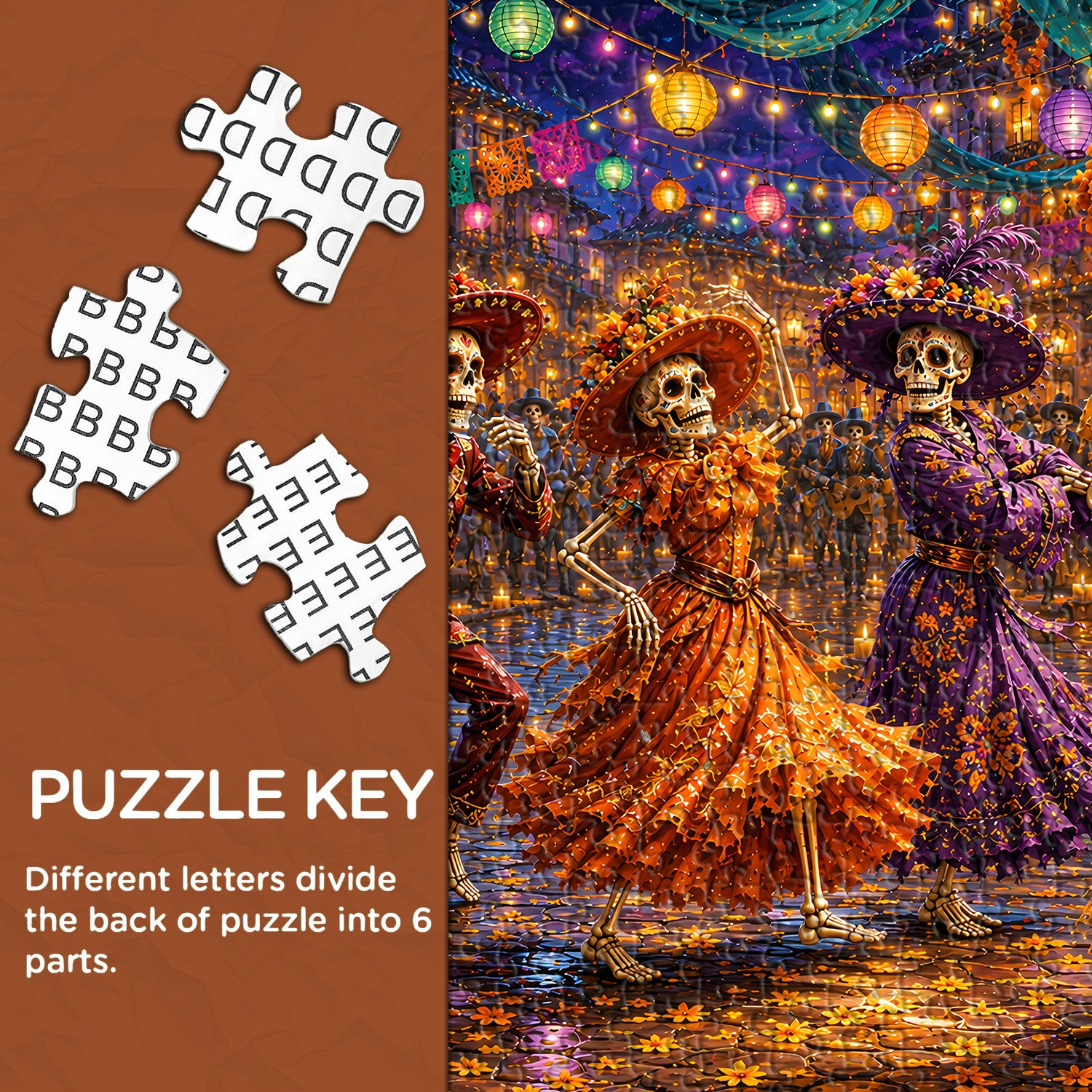 Day of the Dead Fiesta Jigsaw Puzzle 1000 Pieces