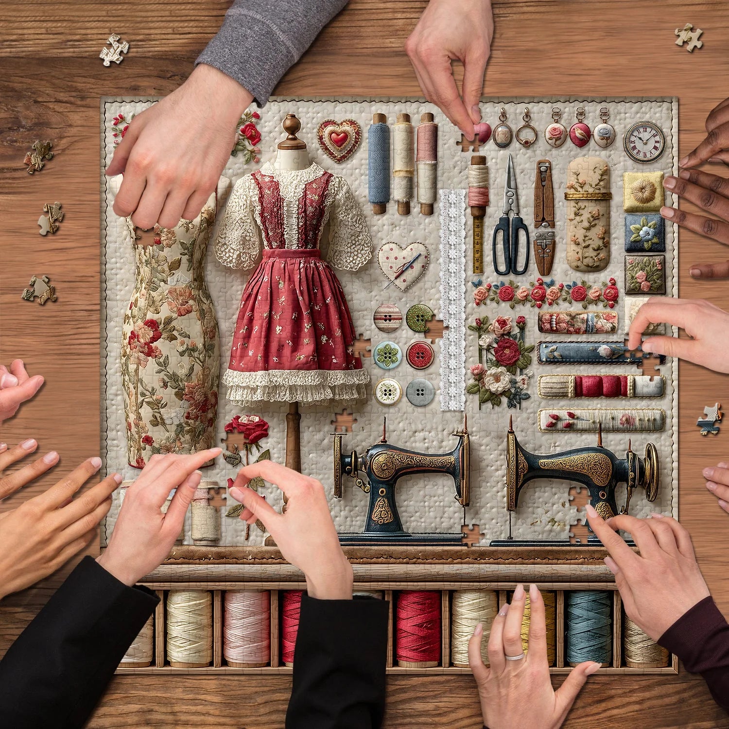 Puzzle dei tesori del sarto 1000 pezzi