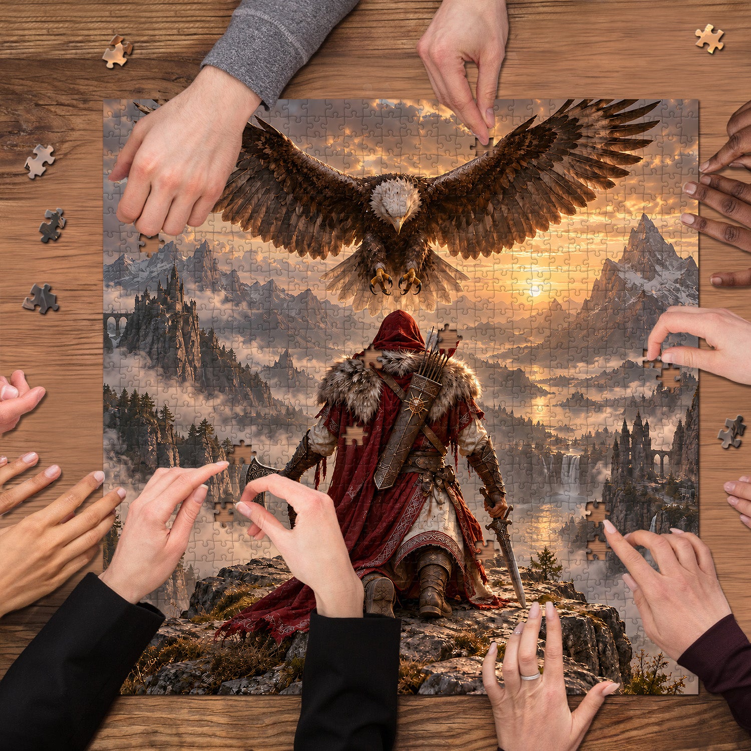Eagle’s Oath Jigsaw Puzzle 1000 Pieces
