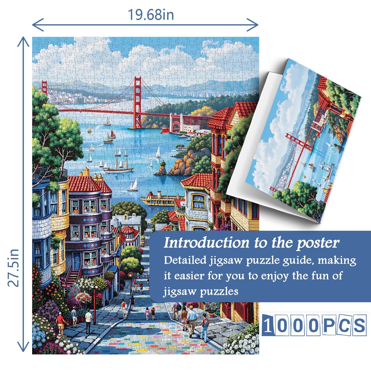 Bay fascino puzzle puzzle 1000 pezzi