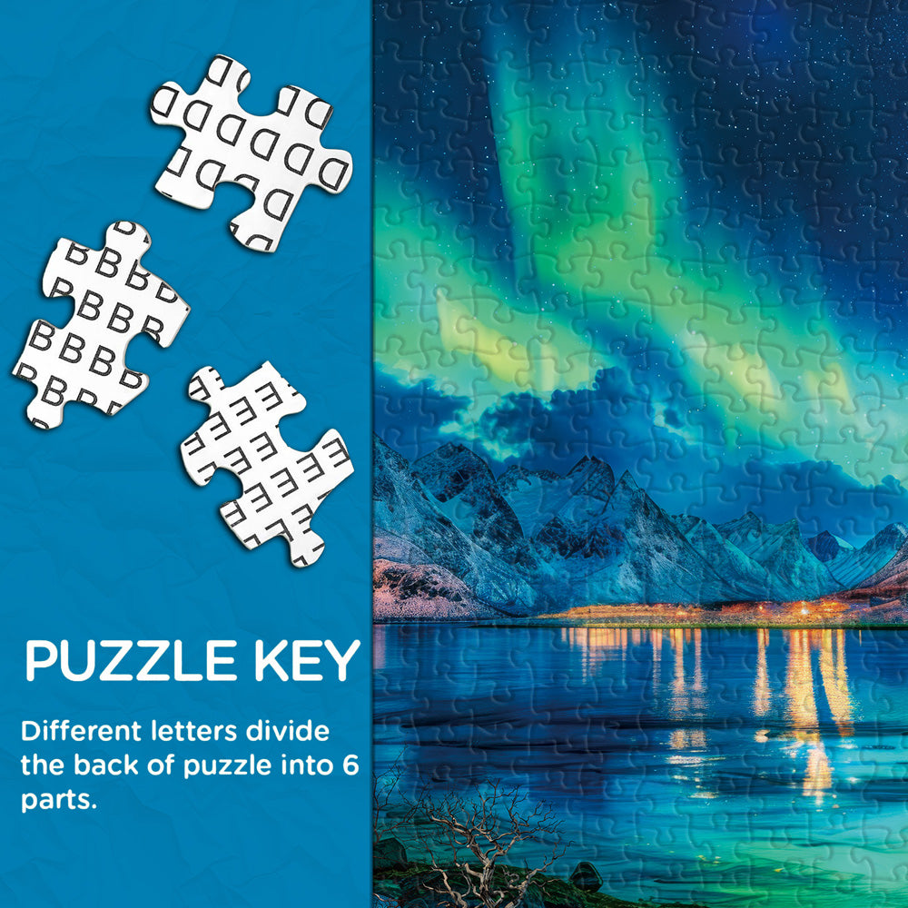 Coastal Aurora Jigsaw Puzzle 1000 Pieces