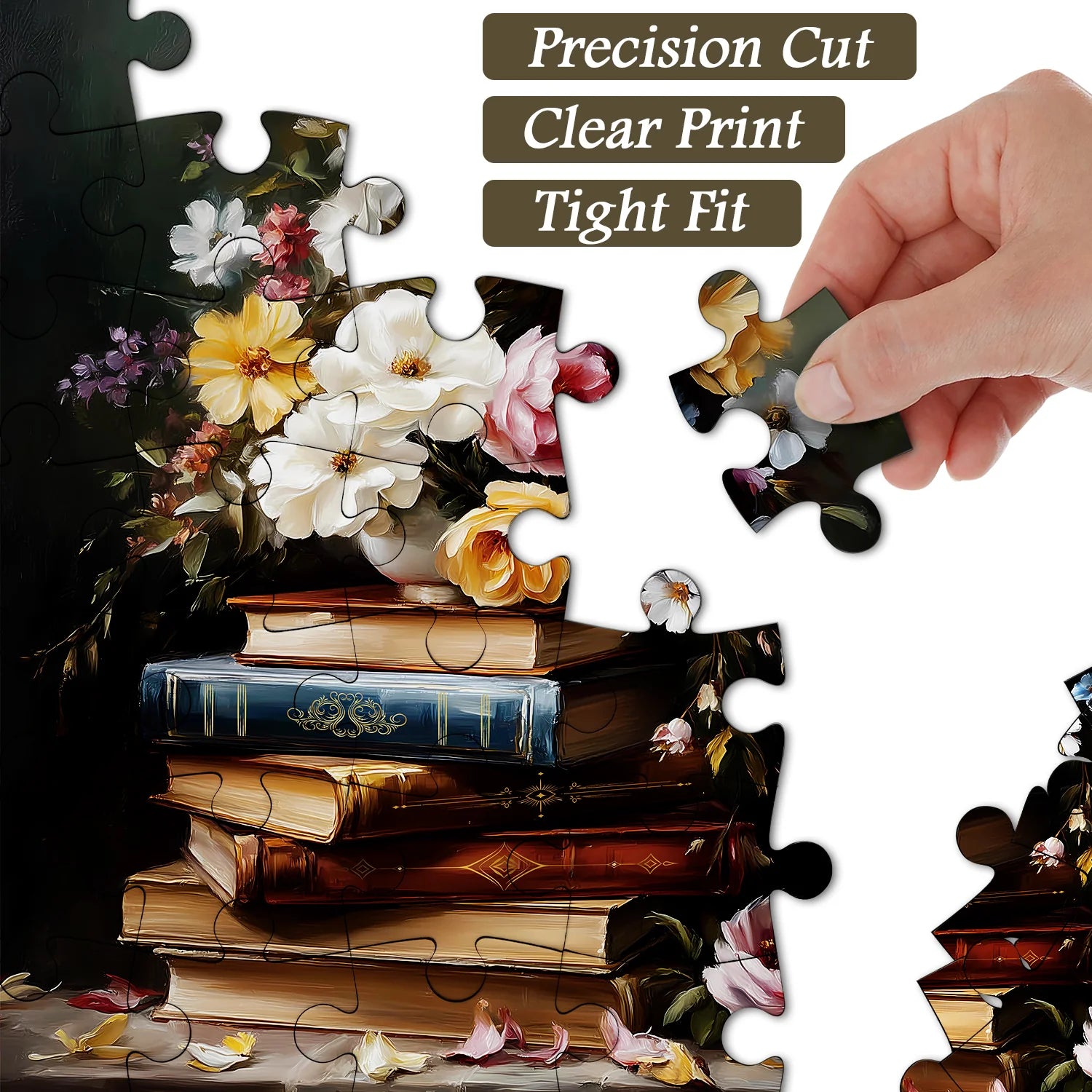 Ancient Book Blossoms Jigsaw Puzzle 1000 Pieces